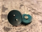 Preview: Rustikale Natur Holz Knopf Ohrstecker Button Roh